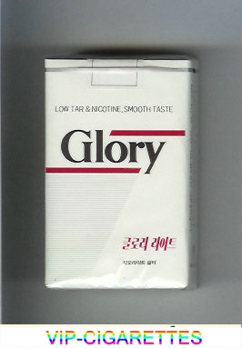 Glory cigarettes white soft box