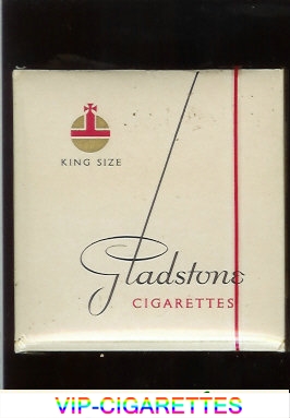 Gladstone cigarettes wide flat hard box