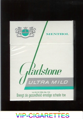 Gladstone Ultra Mild Menthol 25s cigarettes Hard box