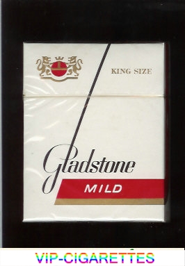 Gladstone Mild King Size 25s cigarettes hard box