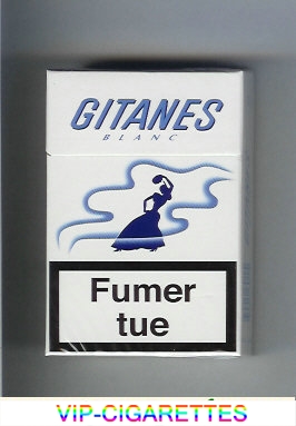 Gitanes Blanc cigarettes hard box