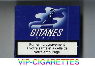 Gitanes Mais cigarettes wide flat hard box