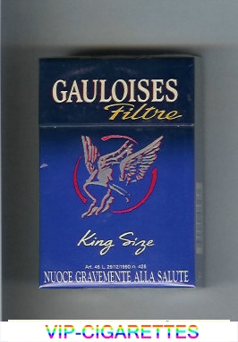 Gauloises Filtre King Size cigarettes hard box