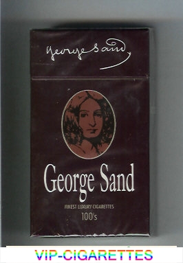 George Sand 100s cigarettes hard box