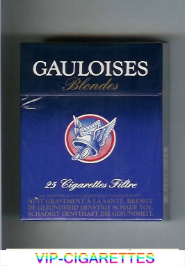 Gauloises Blondes 25s Cigarettes hard box