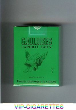 Gauloises Caporal Doux green cigarettes soft box