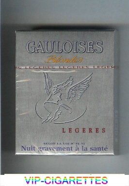 Gauloises Blondes Legeres 25s grey Cigarettes hard box