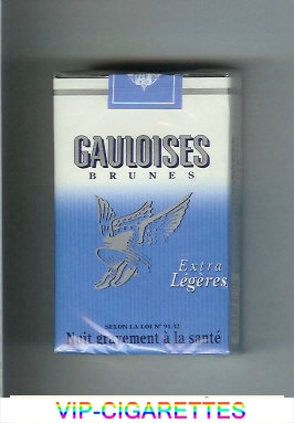 Gauloises Brunes Extra Legeres cigarettes soft box