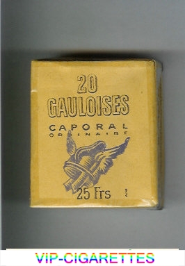 Gauloises Caporal Ordinaire white cigarettes soft box