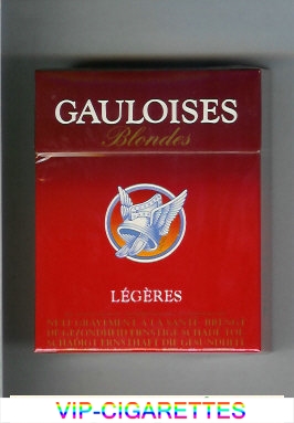 Gauloises Blondes 25s Legeres Cigarettes hard box