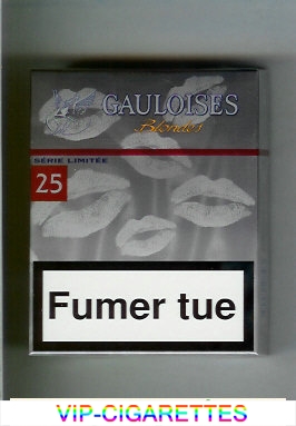 Gauloises Blondes Cigarettes Serie Limitee hard box