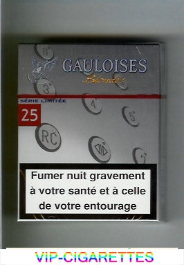 Gauloises Blondes Serie Limitee Cigarettes hard box