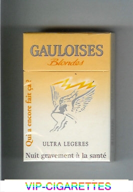 Gauloises Blondes Ultra Legeres Qui a Encore Fait Ca ' Cigarettes hard box