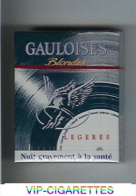 Gauloises Blondes Legeres grey 25s cigarettes hard box