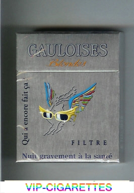 Gauloises Blondes Filtre Qui a Encore Fait Ca ' grey 25s cigarettes hard box