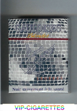 Gauloises Blondes Legeres 25s grey cigarettes hard box