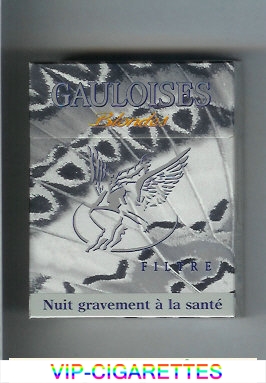 Gauloises Blondes Filtre 25s grey cigarettes hard box