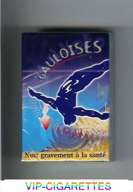 Gauloises with gymnast cigarettes hard box