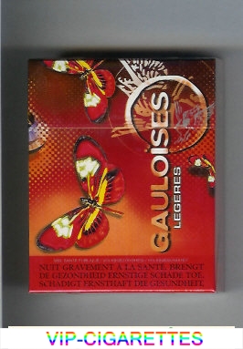 Gauloises Legeres 25s cigarettes hard box