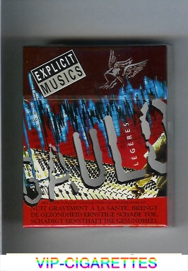 Gauloises Expicit Musics Legeres 25s cigarettes hard box