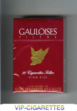 Gauloises Filtre King Size red cigarettes hard box