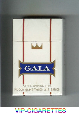 Gala cigarettes hard box