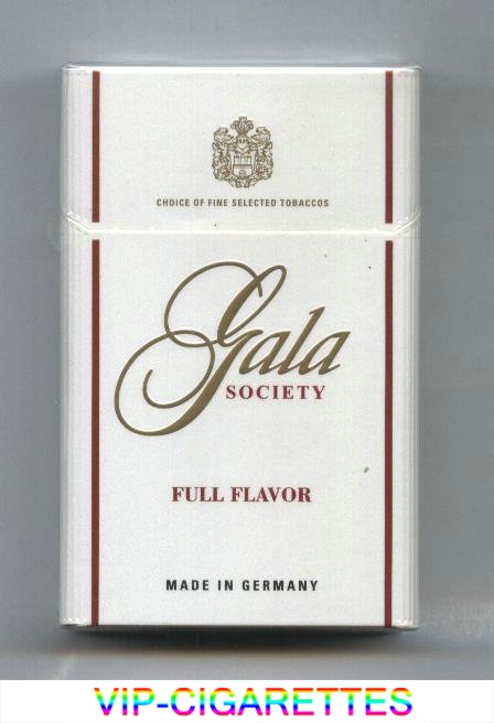 Gala Society Full Flavor cigarettes hard box