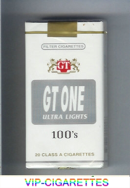 GT One Ultra Lights Filter cigarettes 100s soft box