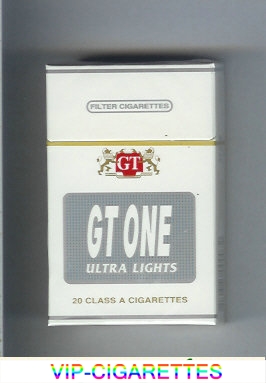 GT One Ultra Lights Filter cigarettes hard box