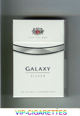 Galaxy Silver cigarettes hard box