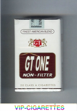 GT One Non-Filter Finest American Blend cigarettes soft box