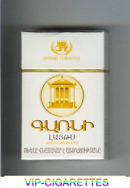 Garni American Blend Lights Grand Tobacco cigarettes hard box