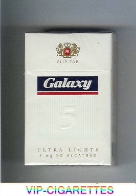 Galaxy 5 Ultra Lights cigarettes hard box