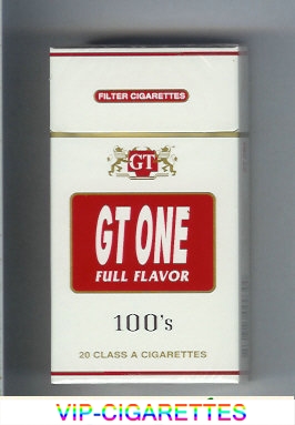 GT One Full Flavor Filter cigarettes 100s hard box