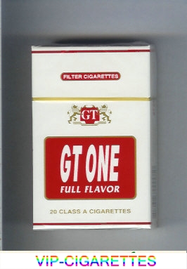 GT One Full Flavor Filter cigarettes hard box