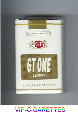 GT One Lights Filter cigarettes soft box