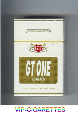 GT One Lights Filter cigarettes hard box