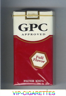 GPC Approved Full Flavor Filters 100s Cigarettes soft box