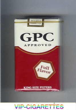 GPC Approved Full Flavor King Size Filters Cigarettes soft box