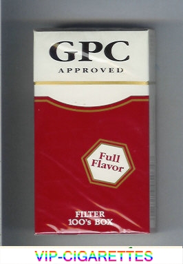 GPC Approved Full Flavor Filters 100s Box Cigarettes hard box