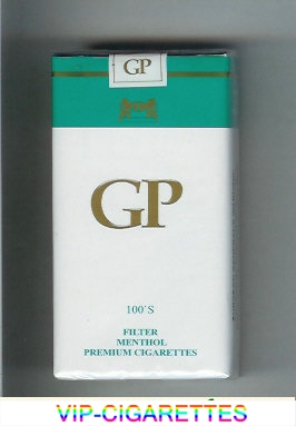 GP 100s Filter Menthol premium cigarettes soft box