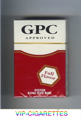GPC Approved Full Flavor Filter King Size Box Cigarettes hard box