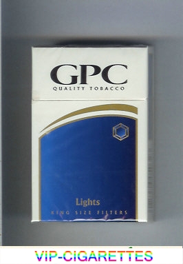 GPC Quality Tabacco Lights King Size Filters Cigarettes hard box