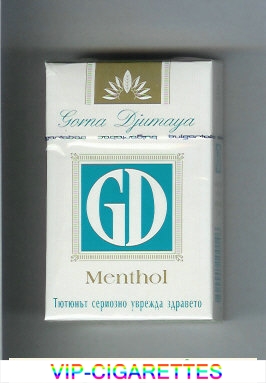 GD Menthol white and green cigarettes hard box