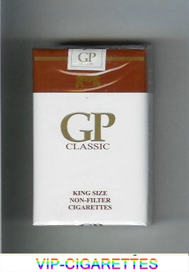 GP Classic King Size Non-Filter cigarettes soft box