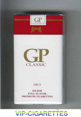 GP Classic 100s Filter Full Flavor premium cigarettes soft box