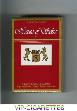 House of Seba American Blend cigarettes hard box