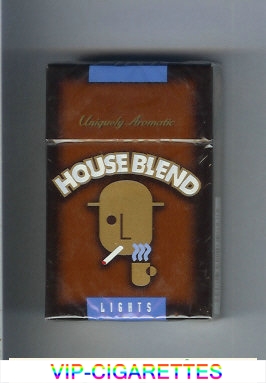 House Blend Lights cigarettes hard box