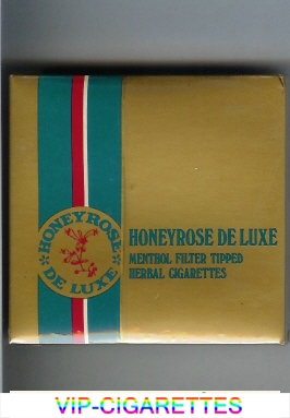 Honeyrose De Luxe Menthol cigarettes wide flat hard box