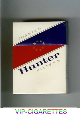 Hunter Toasted Filters Cigarettes hard box